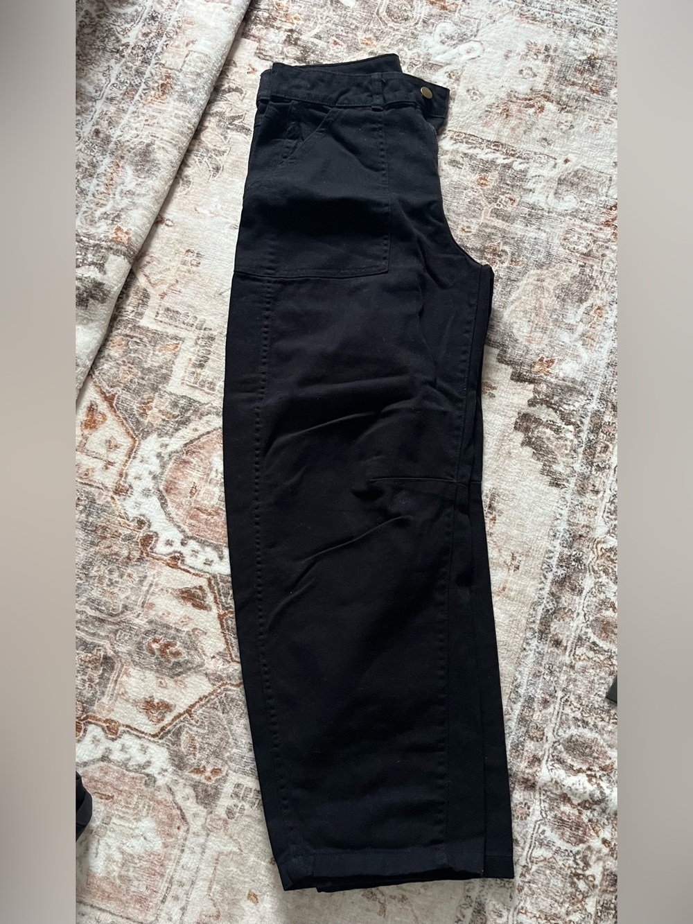 George Black Barrel Pants